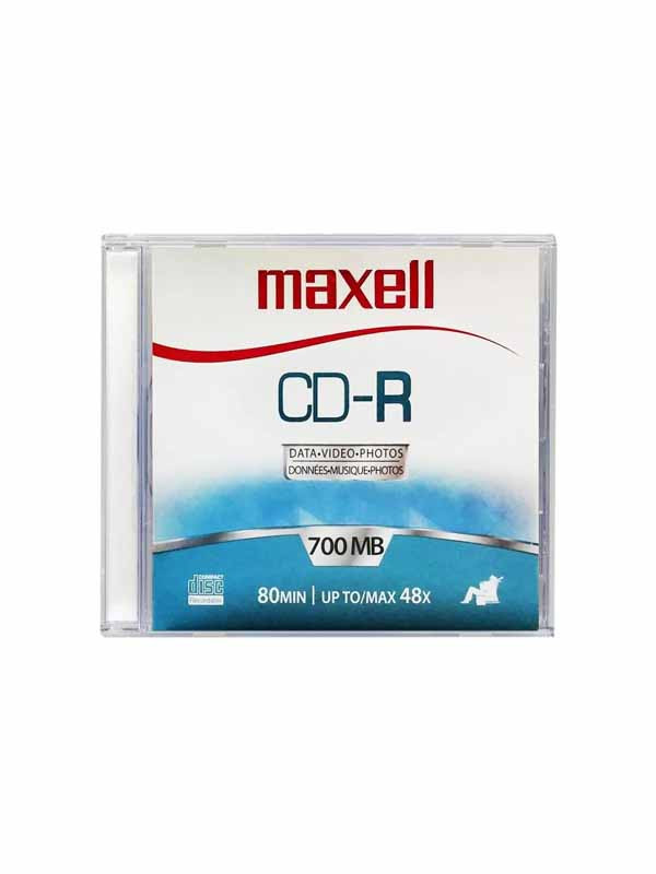 Cd Maxell - R Con Estuche Pvc