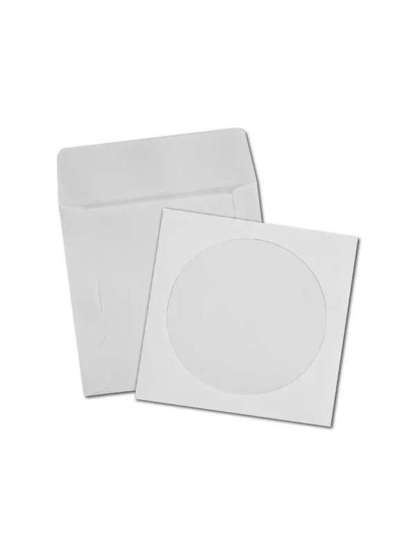 Sobre para Cd de Papel Blanco