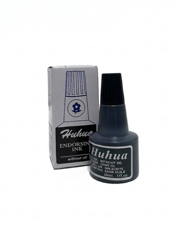 Tinta para sello negro 30 ml Huhua