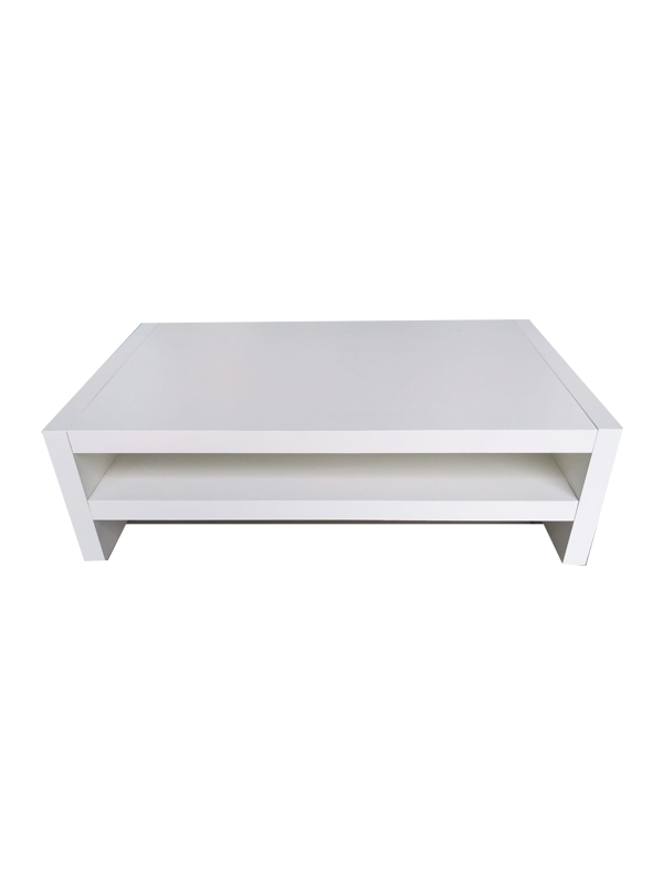 Soporte Monitor Blanco Doble