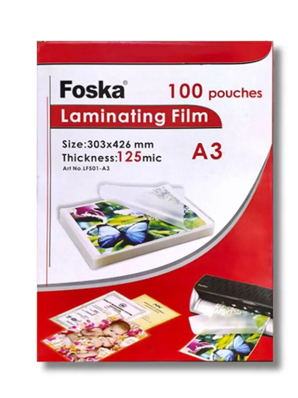 Lamina Foska A3 -125mic LF501